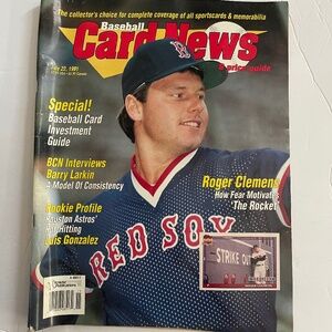 Baseball Card News magazine Roger Clemens Cover